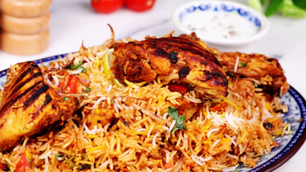 BBQ Chicken Biryani